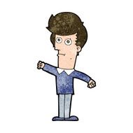 cartoon man punching N9