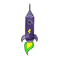 Cartoon Space Rocket N51