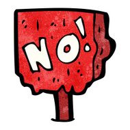 cartoon no sign N10