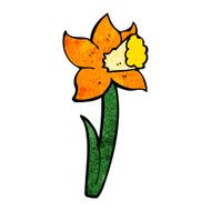cartoon daffodil N9