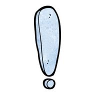 Cartoon Exclamation Mark N9