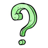 Cartoon Question Mark N38