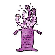Cartoon monster N108