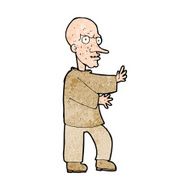 cartoon mean looking man N9