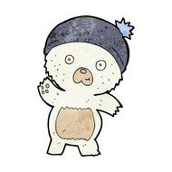 cute cartoon polar bear N47