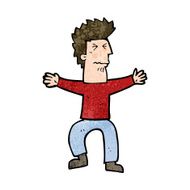 cartoon stressed out man N22