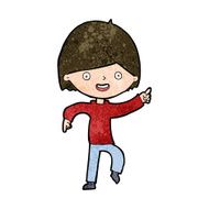 Cartoon Man Pointing N195