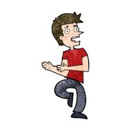 cartoon stressed out man N23