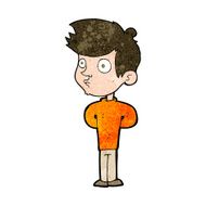 cartoon boy staring N18