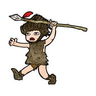 Cartoon caveman N11