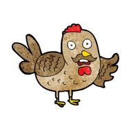 cartoon old rooster N8