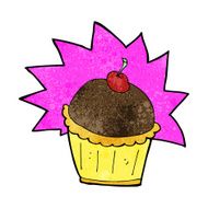 cartoon cupcake N122