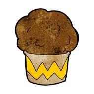 cartoon cupcake N124