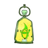cartoon spooky lantern N28