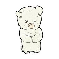 cute cartoon polar bear N54