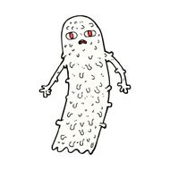 cartoon spooky ghost N87