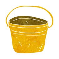 cartoon metal bucket N9