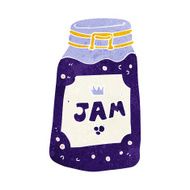 cartoon jar of jam N11