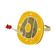 cartoon shield with arrow N9