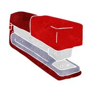 cartoon office stapler N9