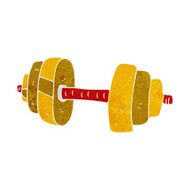 Cartoon Dumbbell N11
