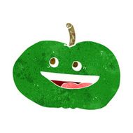 cartoon happy apple N16