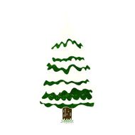 cartoon snowy tree N7