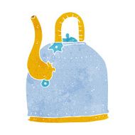 old iron kettle cartoon N10