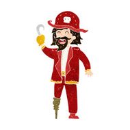 Cartoon Pirate Captain N35
