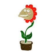cartoon monster plant N8