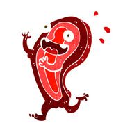 meat cartoon character N6