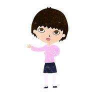 cartoon woman explaining N46