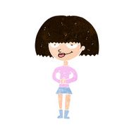 cartoon sly woman N9