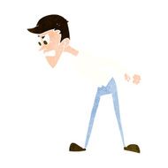 cartoon angry man N97