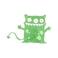 cartoon little monster N55