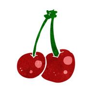 cartoon cherries N28