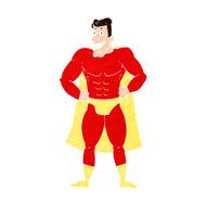 Cartoon superhero N27