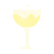 cartoon glass of wine N8