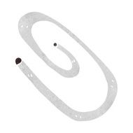 cartoon red paperclip N12