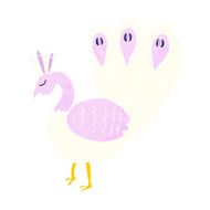 Cartoon Peacock N12