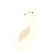 cartoon white rabbit N13