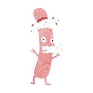 cartoon undercooked sausage N6