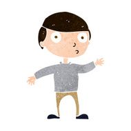 cartoon waving man N60