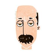 cartoon bored old man N18