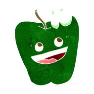 happy apple cartoon N8
