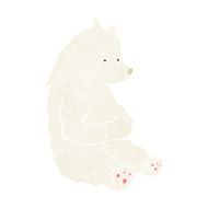 cute cartoon polar bear N56