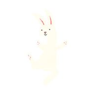 funny cartoon white rabbit N4