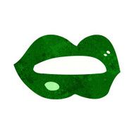 cartoon halloween lips N7