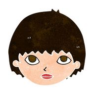 cartoon girl staring N10