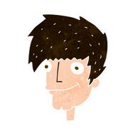 cartoon smiling man N25